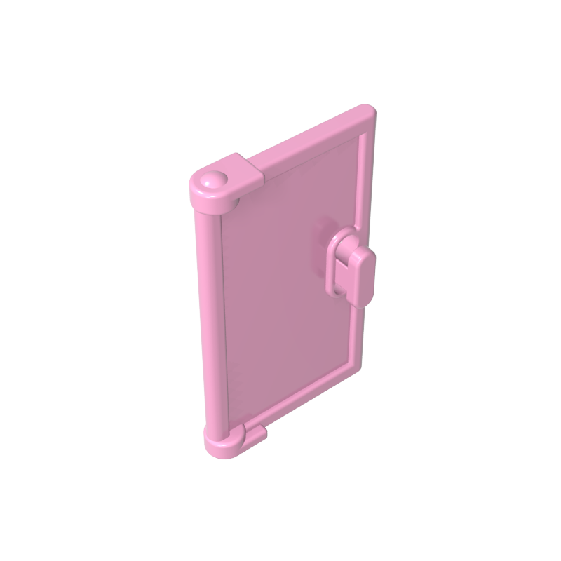 60614 | Door 1 x 2 x 3 with Vertical Handle, Mold for Tabless Frames