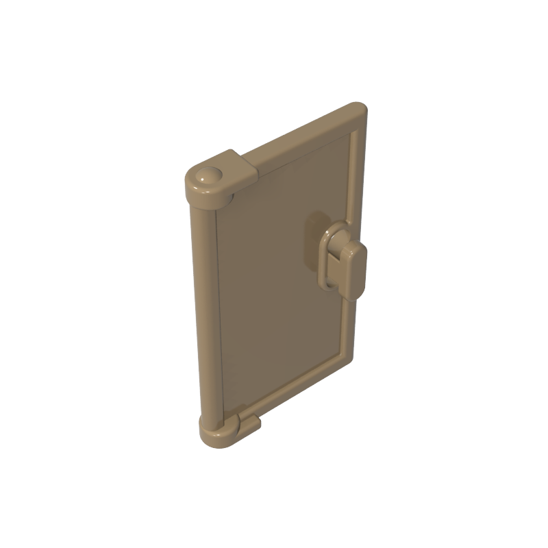 60614 | Door 1 x 2 x 3 with Vertical Handle, Mold for Tabless Frames
