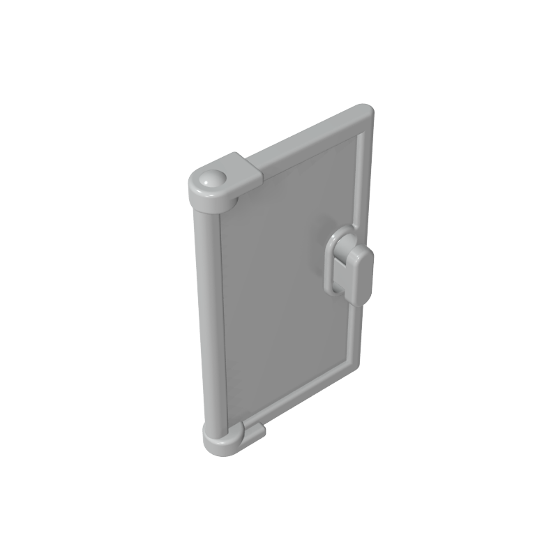 60614 | Door 1 x 2 x 3 with Vertical Handle, Mold for Tabless Frames