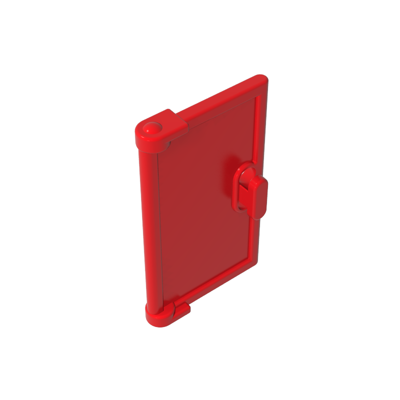 60614 | Door 1 x 2 x 3 with Vertical Handle, Mold for Tabless Frames