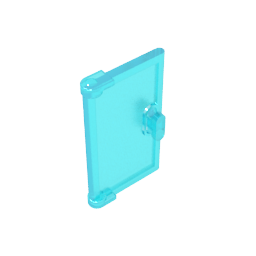 60614 | Door 1 x 2 x 3 with Vertical Handle, Mold for Tabless Frames