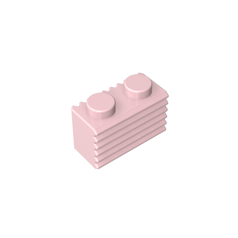 2877 | Brick, Modified 1 x 2 with Grille / Fluted Profile