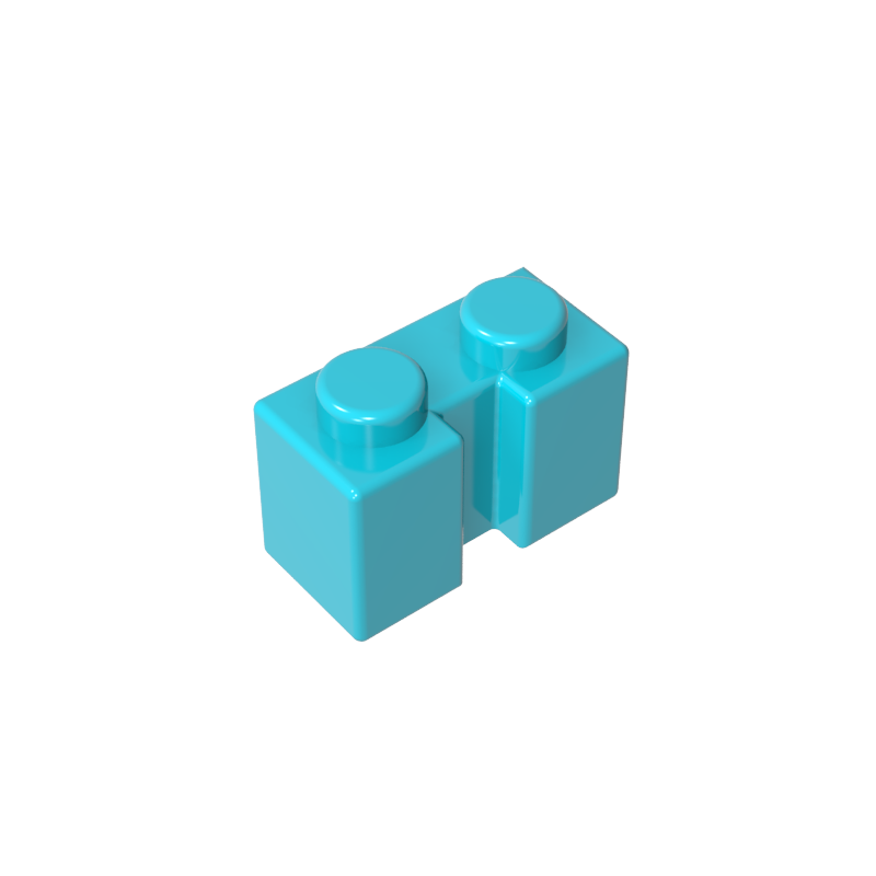 4216 | Brick, Modified 1 x 2 with Channel