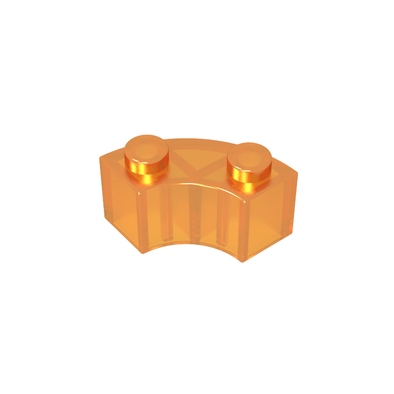 85080 | Brick, Round Corner 2 x 2 Macaroni with Stud Notch