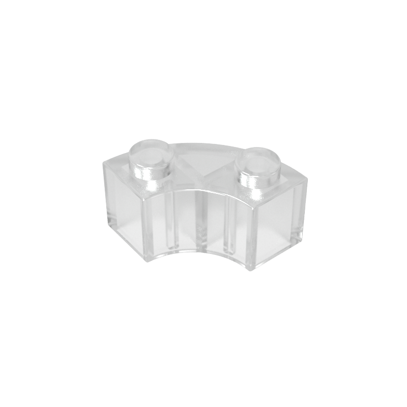 85080 | Brick, Round Corner 2 x 2 Macaroni with Stud Notch