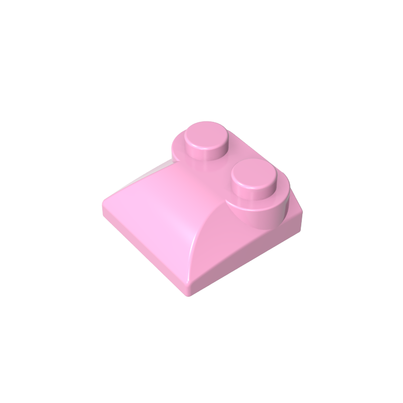 47457 | Slope, Curved 2 x 2 x 2/3 with 2 Studs and Curved Sides