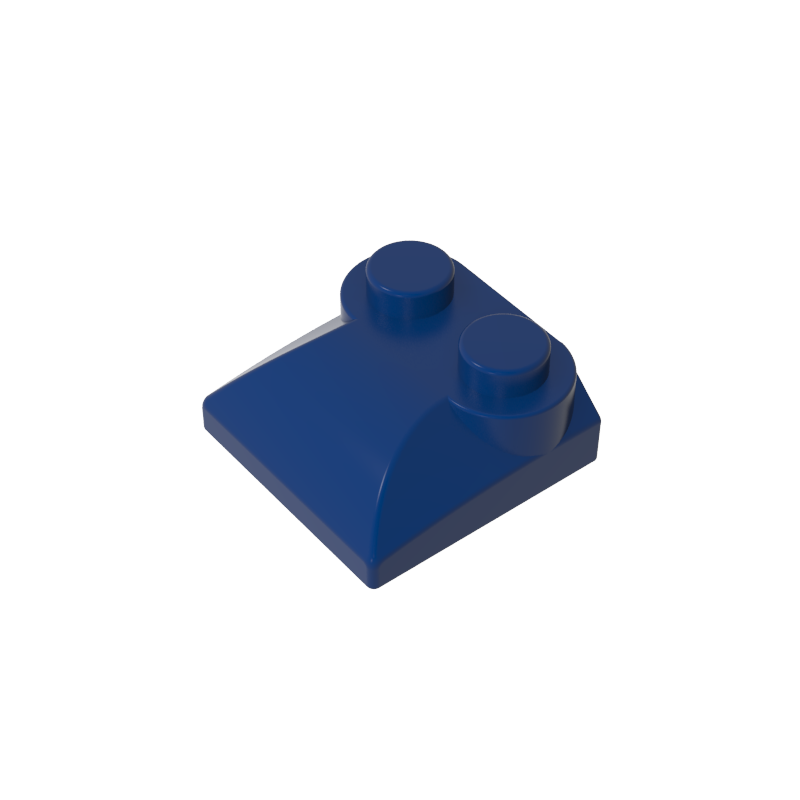 47457 | Slope, Curved 2 x 2 x 2/3 with 2 Studs and Curved Sides