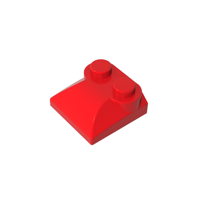 47457 | Slope, Curved 2 x 2 x 2/3 with 2 Studs and Curved Sides