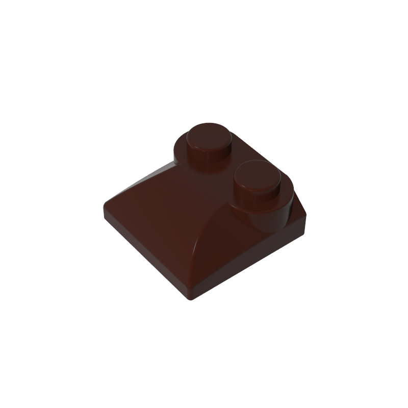 47457 | Slope, Curved 2 x 2 x 2/3 with 2 Studs and Curved Sides