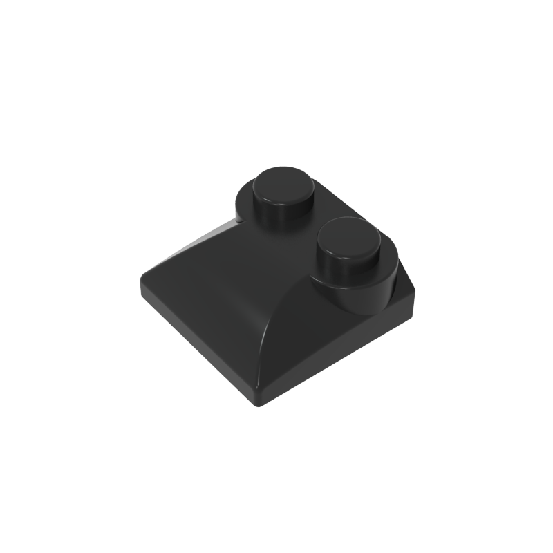 47457 | Slope, Curved 2 x 2 x 2/3 with 2 Studs and Curved Sides