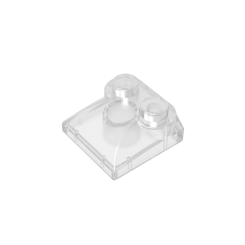 47457 | Slope, Curved 2 x 2 x 2/3 with 2 Studs and Curved Sides
