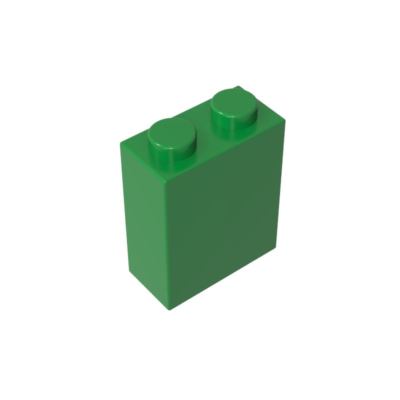3245c | Brick 1 x 2 x 2 without Inside Axle Holder or Stud Holder