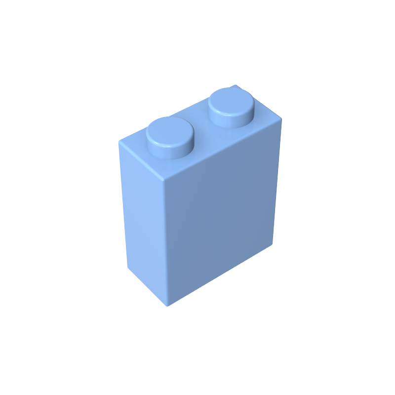 3245c | Brick 1 x 2 x 2 without Inside Axle Holder or Stud Holder