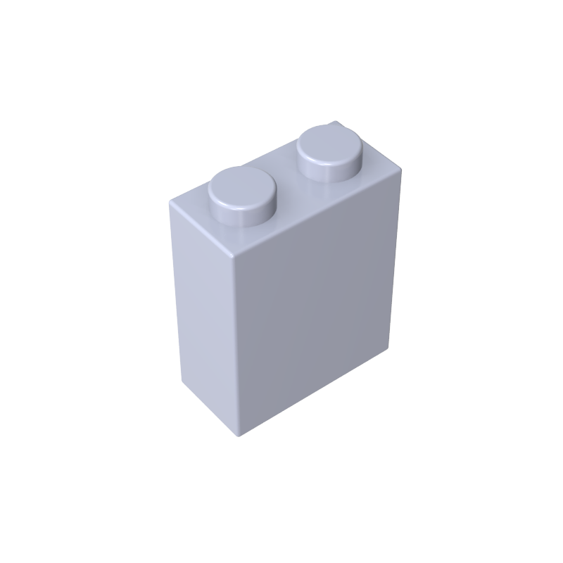3245c | Brick 1 x 2 x 2 without Inside Axle Holder or Stud Holder
