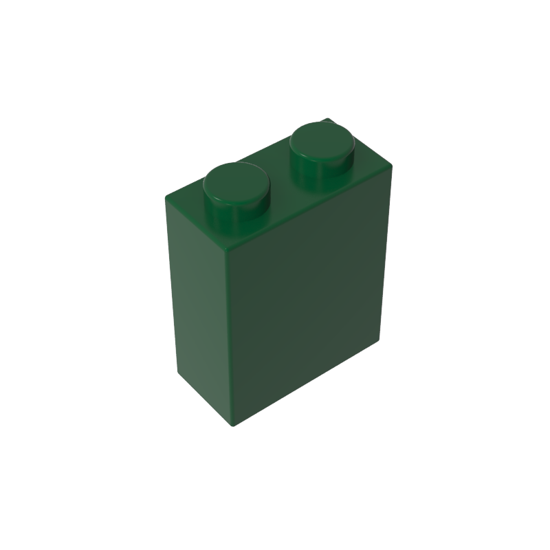 3245c | Brick 1 x 2 x 2 without Inside Axle Holder or Stud Holder