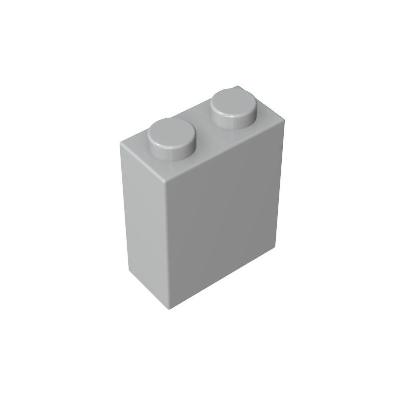 3245c | Brick 1 x 2 x 2 without Inside Axle Holder or Stud Holder