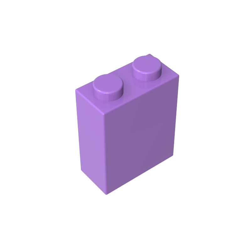3245c | Brick 1 x 2 x 2 without Inside Axle Holder or Stud Holder