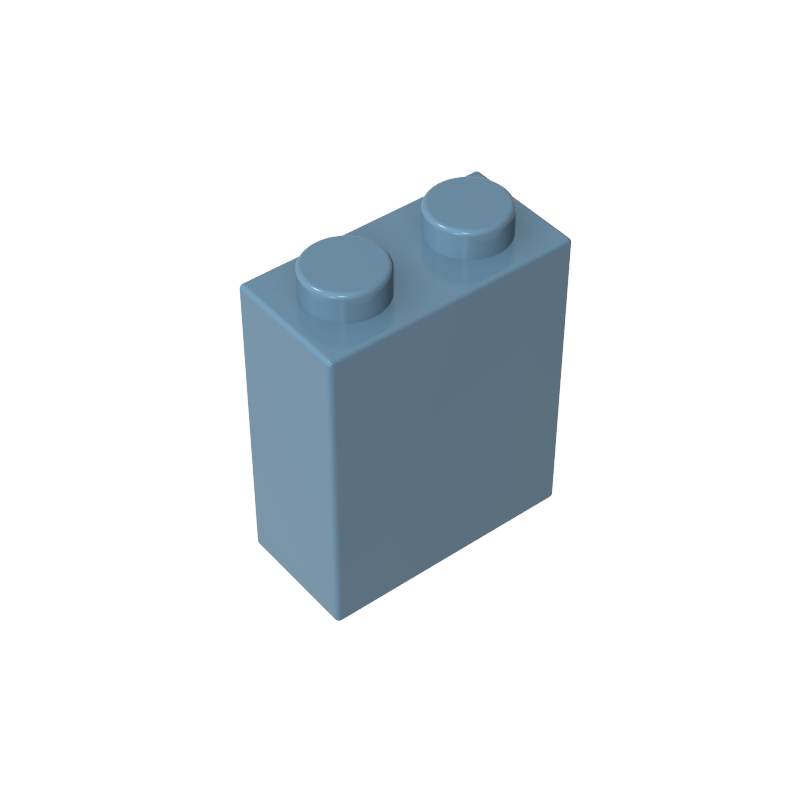 3245c | Brick 1 x 2 x 2 without Inside Axle Holder or Stud Holder