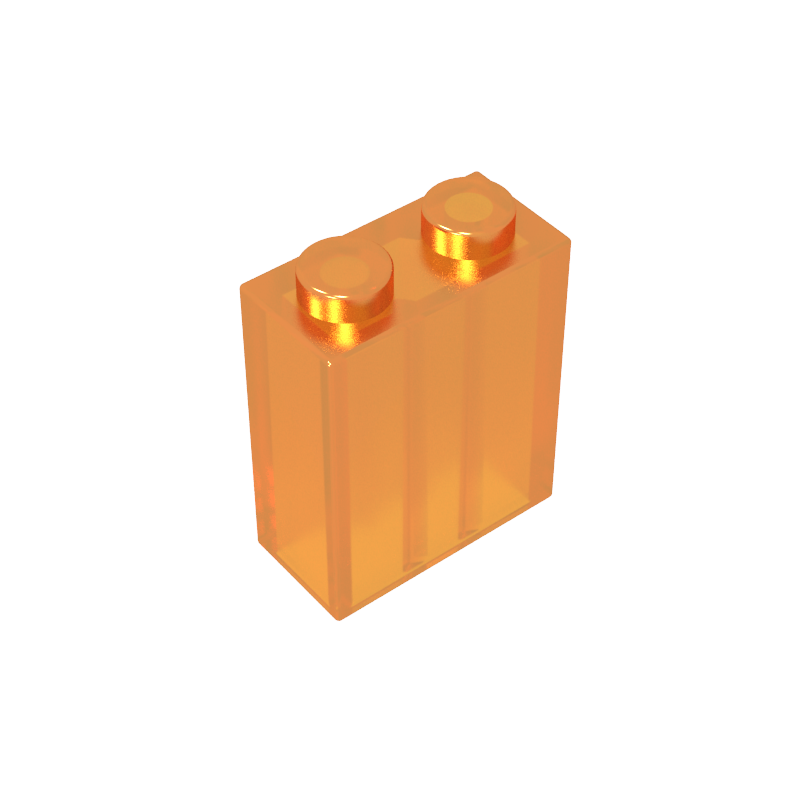 3245c | Brick 1 x 2 x 2 without Inside Axle Holder or Stud Holder