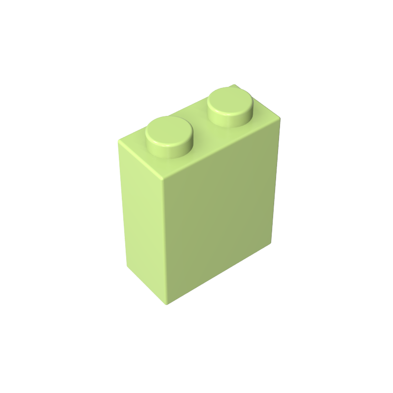 3245c | Brick 1 x 2 x 2 without Inside Axle Holder or Stud Holder
