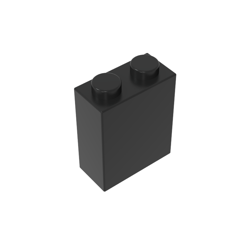 3245c | Brick 1 x 2 x 2 without Inside Axle Holder or Stud Holder