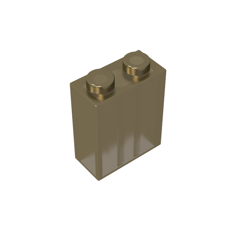 3245c | Brick 1 x 2 x 2 without Inside Axle Holder or Stud Holder
