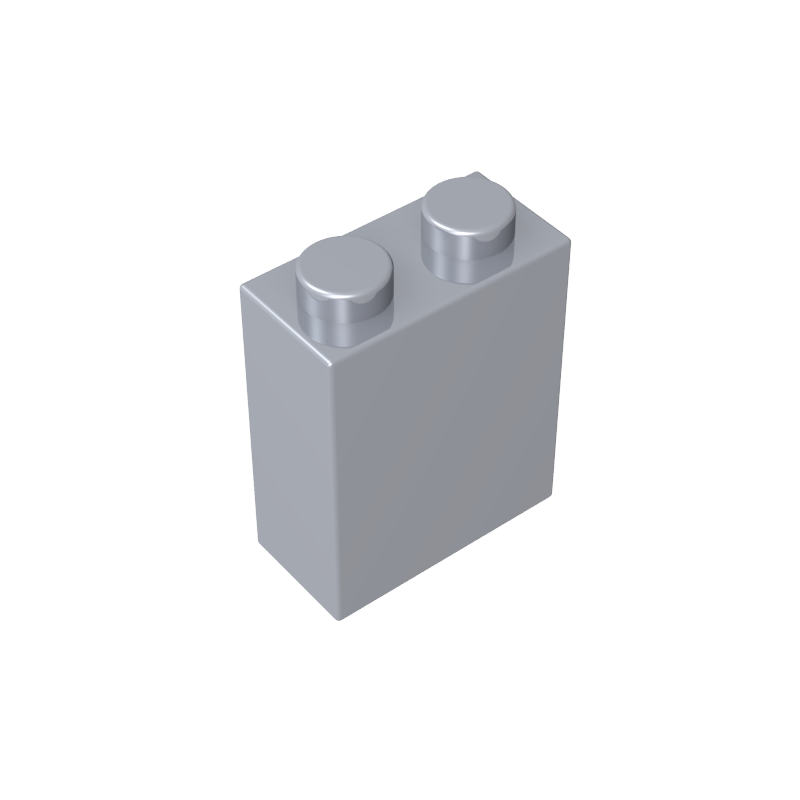 3245c | Brick 1 x 2 x 2 without Inside Axle Holder or Stud Holder