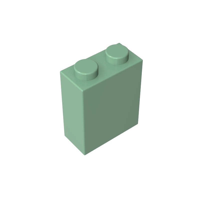3245c | Brick 1 x 2 x 2 without Inside Axle Holder or Stud Holder