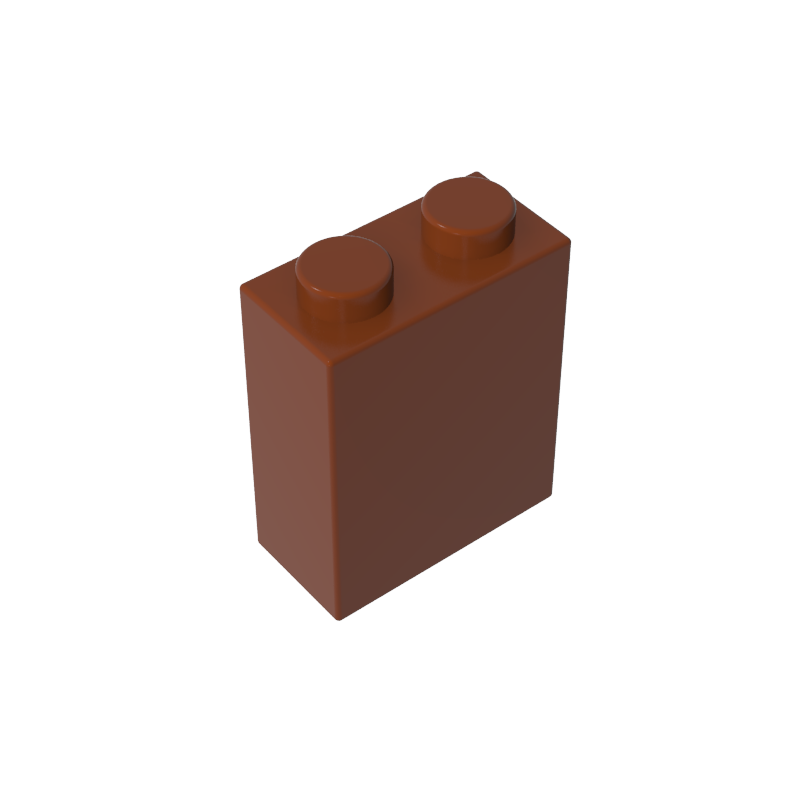 3245c | Brick 1 x 2 x 2 without Inside Axle Holder or Stud Holder