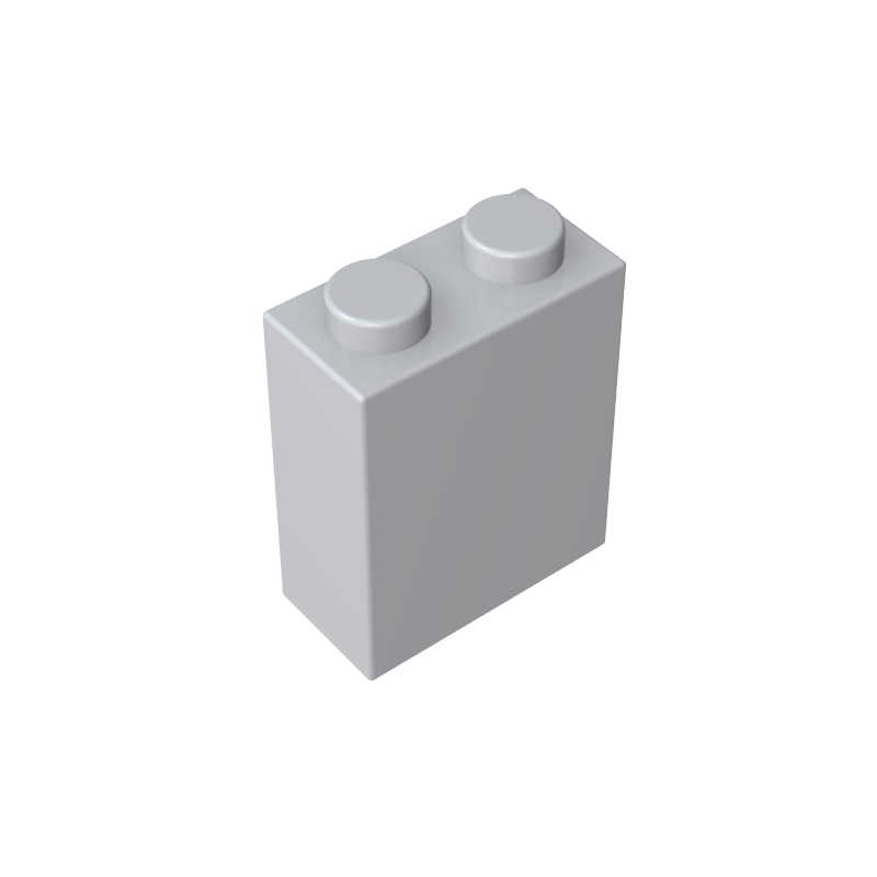 3245c | Brick 1 x 2 x 2 without Inside Axle Holder or Stud Holder