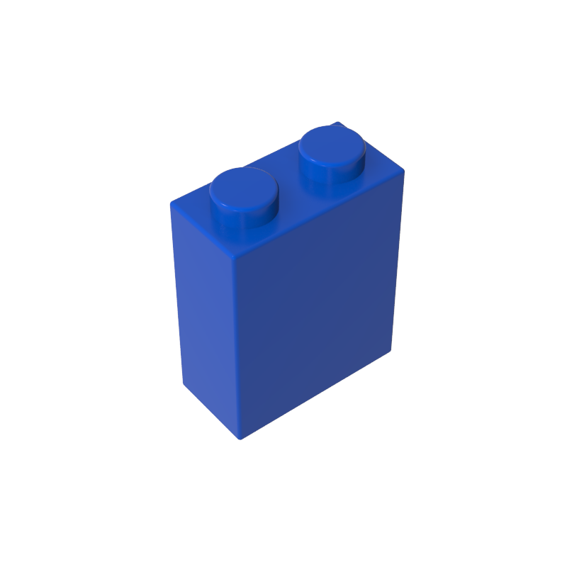3245c | Brick 1 x 2 x 2 without Inside Axle Holder or Stud Holder