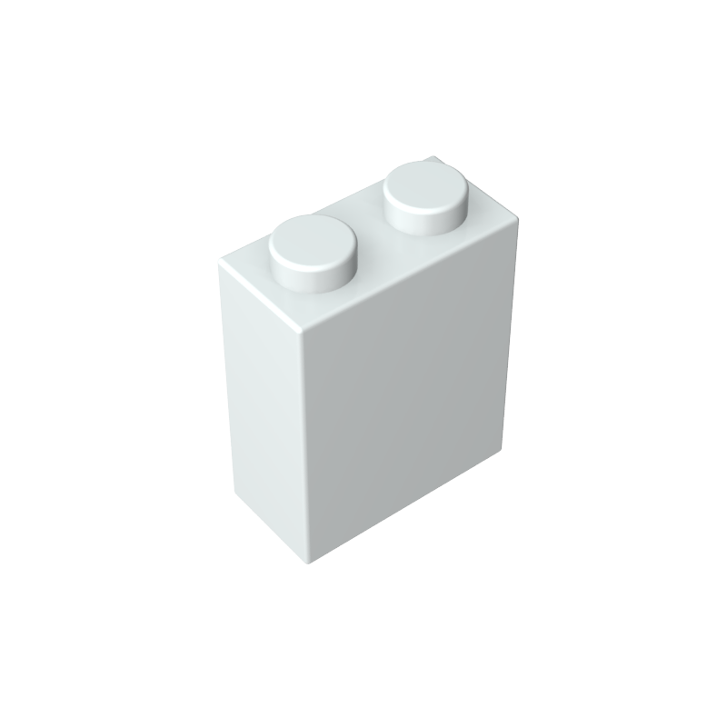 3245c | Brick 1 x 2 x 2 without Inside Axle Holder or Stud Holder