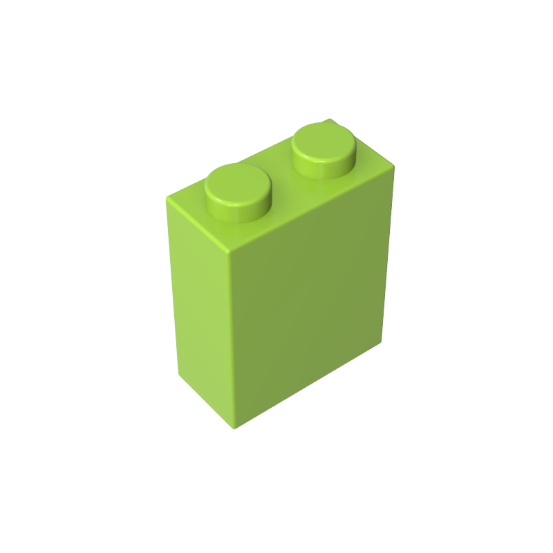 3245c | Brick 1 x 2 x 2 without Inside Axle Holder or Stud Holder