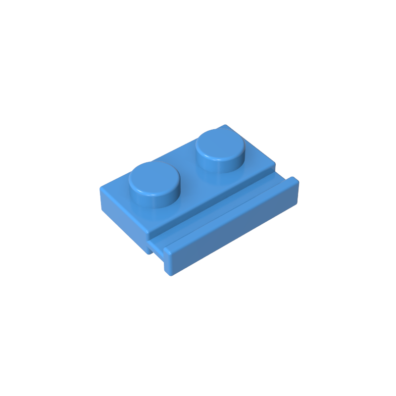 32028 | Plate, Modified 1 x 2 with Door Rail