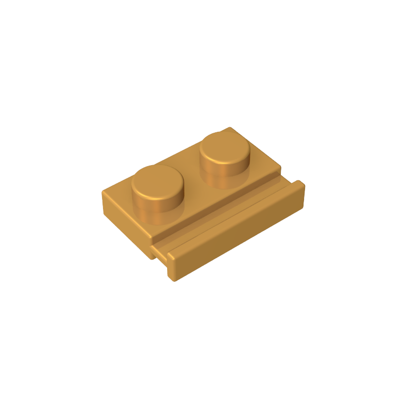 32028 | Plate, Modified 1 x 2 with Door Rail