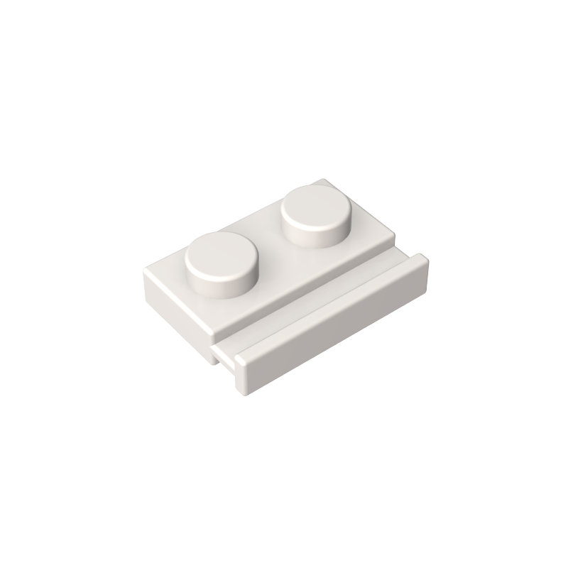 32028 | Plate, Modified 1 x 2 with Door Rail