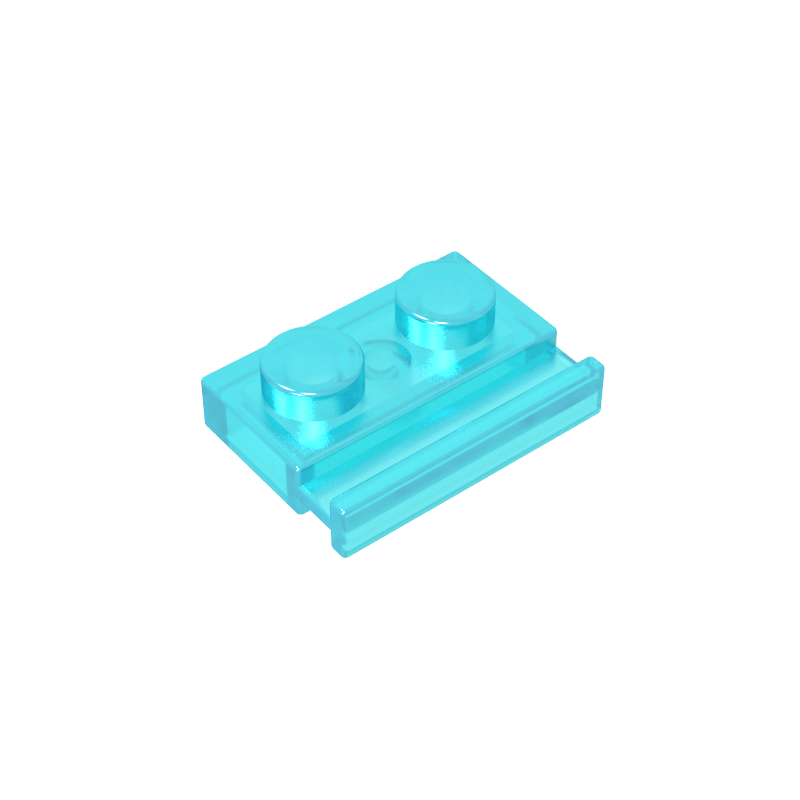 32028 | Plate, Modified 1 x 2 with Door Rail