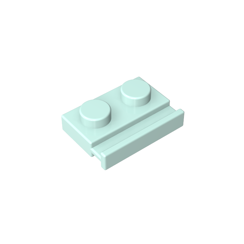 32028 | Plate, Modified 1 x 2 with Door Rail