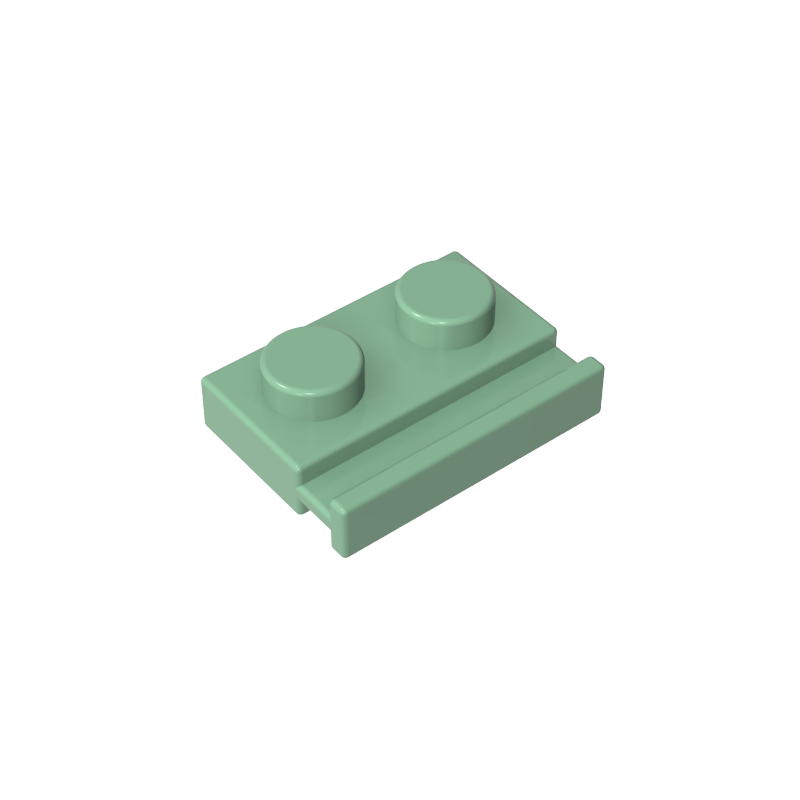 32028 | Plate, Modified 1 x 2 with Door Rail