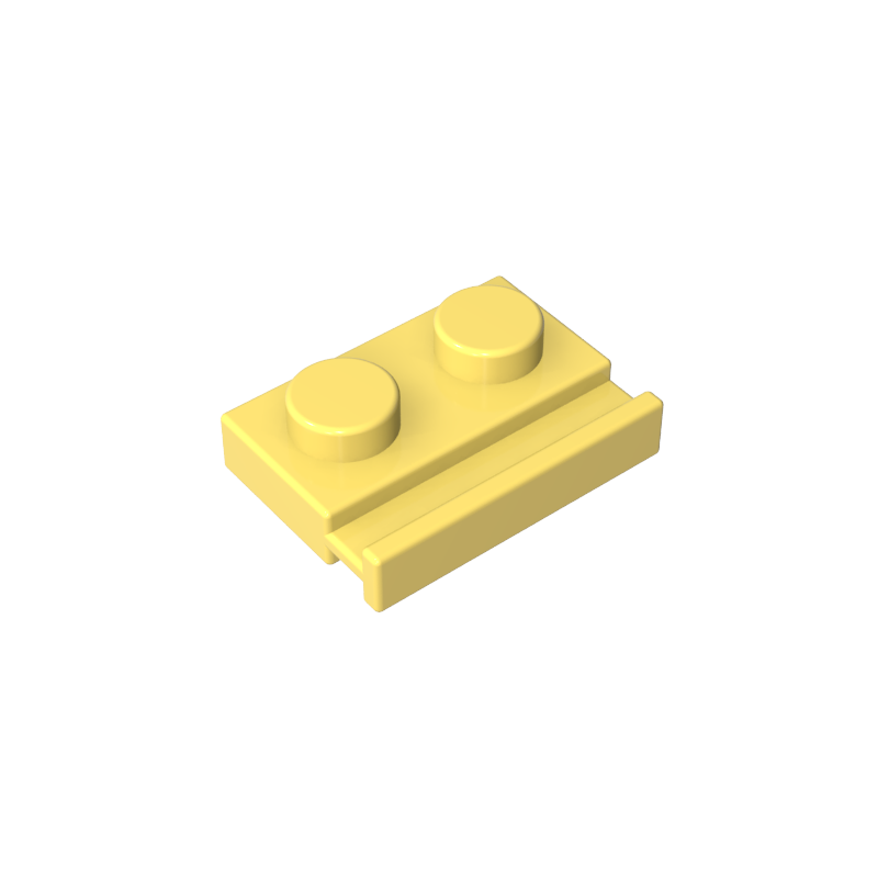 32028 | Plate, Modified 1 x 2 with Door Rail