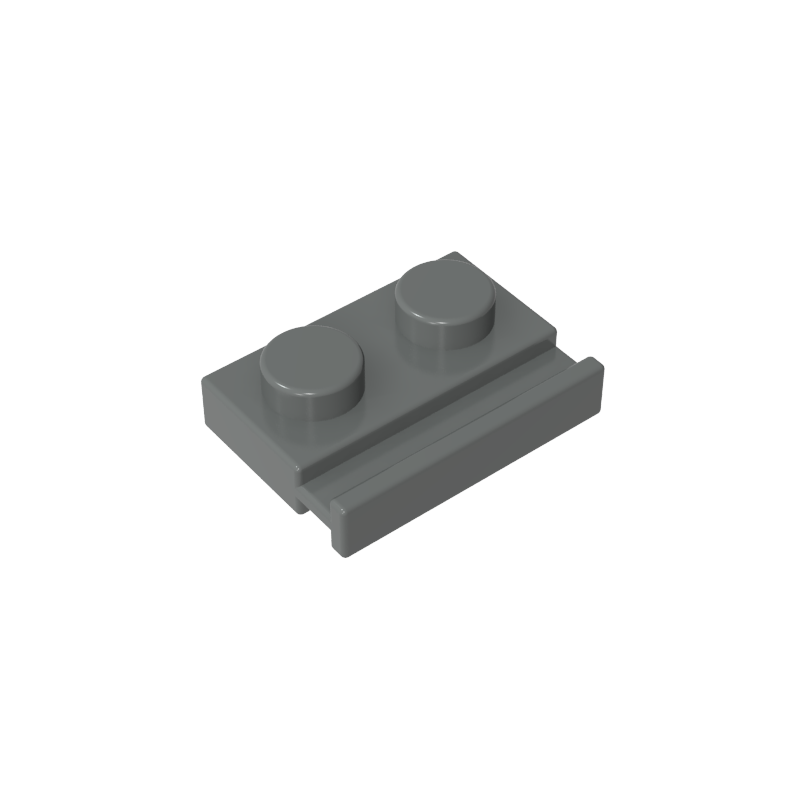 32028 | Plate, Modified 1 x 2 with Door Rail