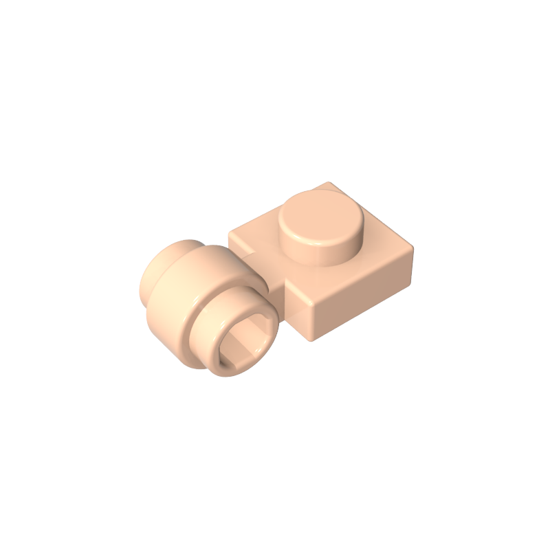 4081b | Plate, Modified 1 x 1 with Light Attachment - Thin Ring