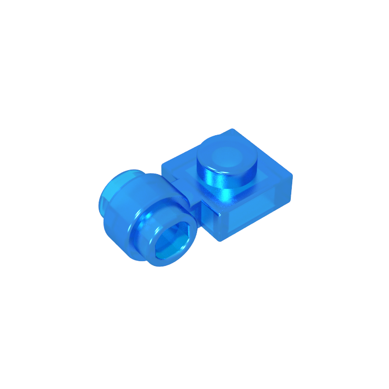 4081b | Plate, Modified 1 x 1 with Light Attachment - Thin Ring