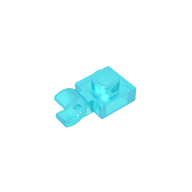 61252 | Plate, Modified 1 x 1 with U Clip (Horizontal Grip)