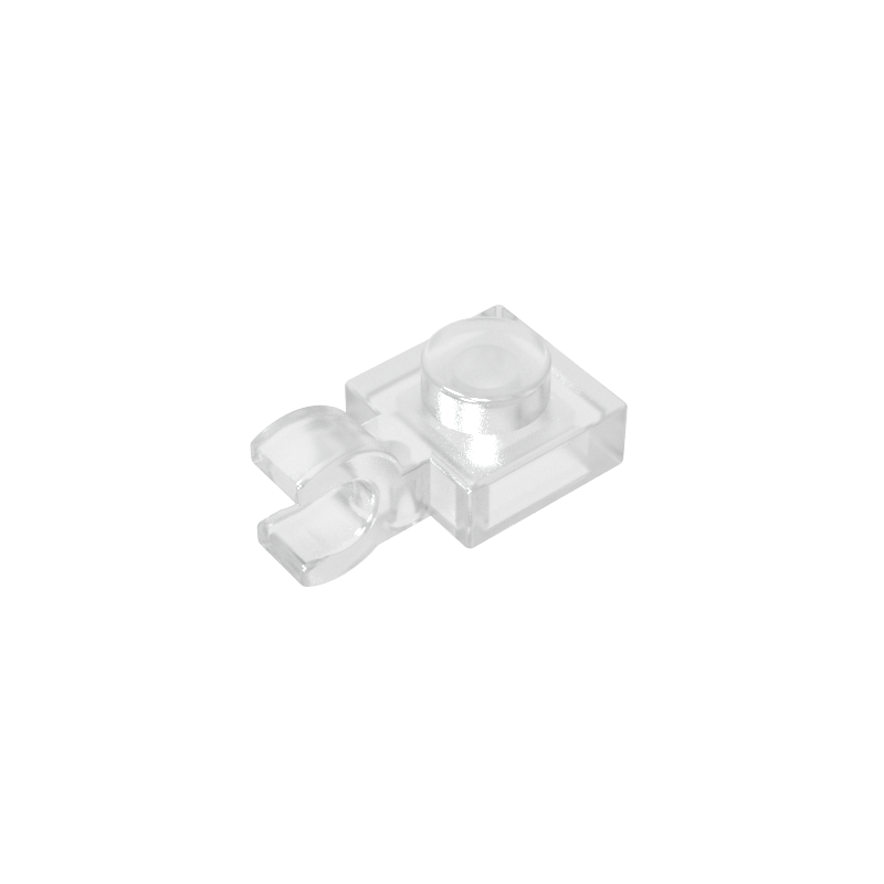 61252 | Plate, Modified 1 x 1 with U Clip (Horizontal Grip)