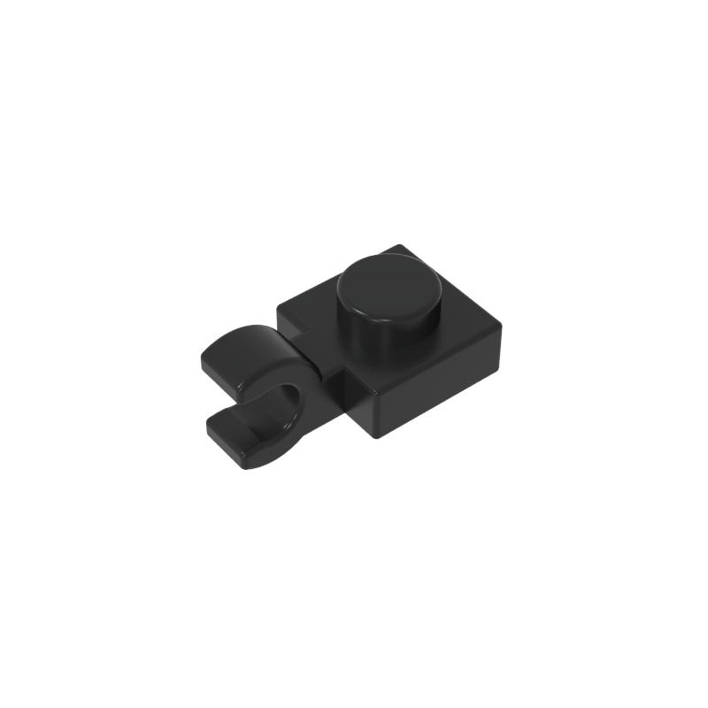 61252 | Plate, Modified 1 x 1 with U Clip (Horizontal Grip)