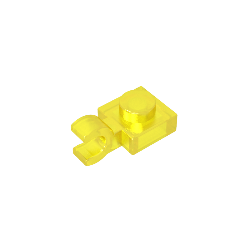 61252 | Plate, Modified 1 x 1 with U Clip (Horizontal Grip)