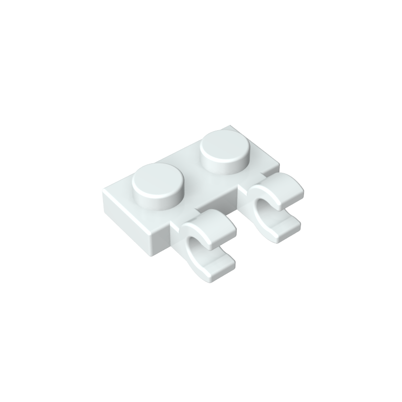 60470a | Plate, Modified 1 x 2 with 2 U Clips (Horizontal Grip)