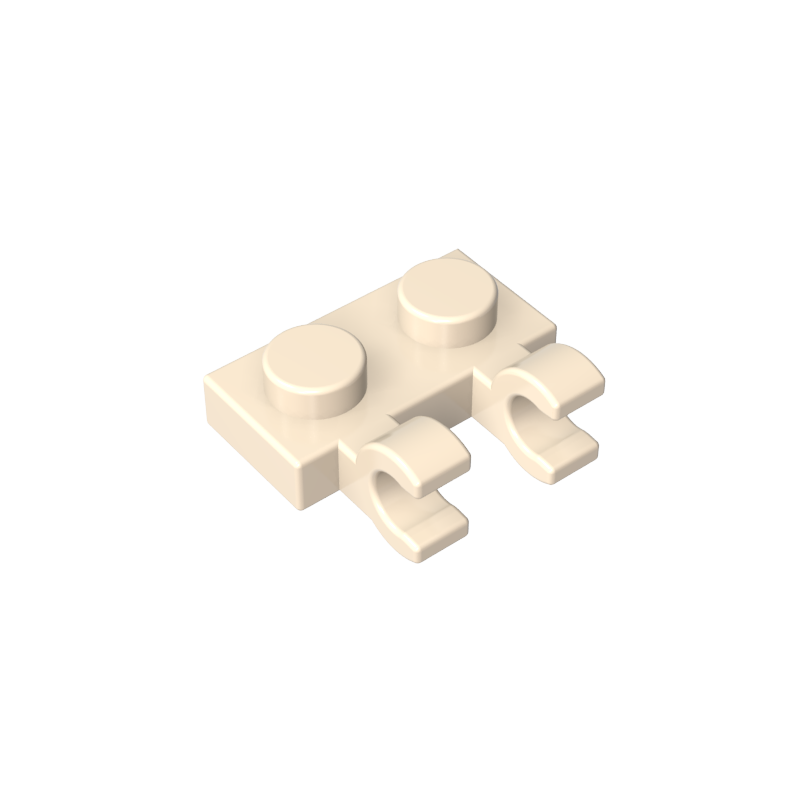 60470a | Plate, Modified 1 x 2 with 2 U Clips (Horizontal Grip)