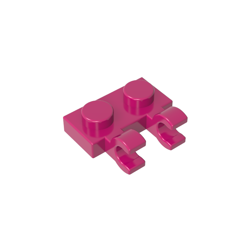 60470a | Plate, Modified 1 x 2 with 2 U Clips (Horizontal Grip)